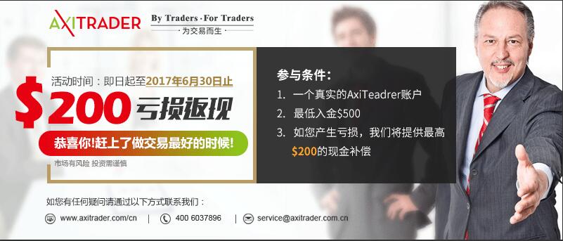 AXITRADER牵手返佣啦重磅活动，你亏损，AXI来补！